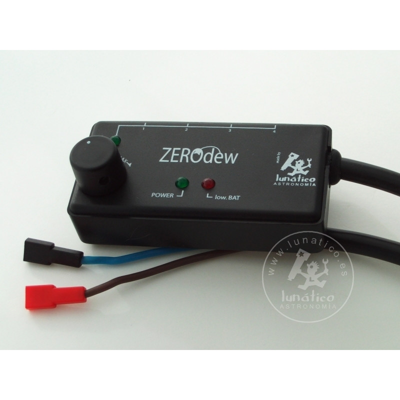 Lunatico ZeroDew regeling met Aansluiting op de batterij