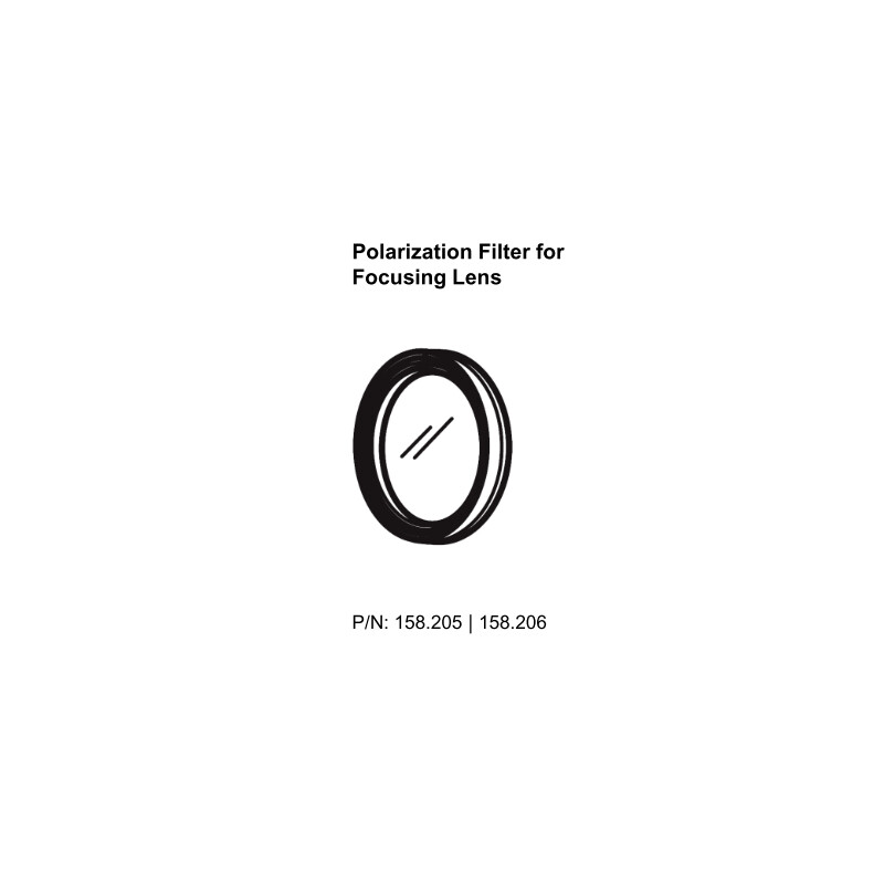 SCHOTT Polarisatiefilter voor focusseerhulpstuk, draaibare Ø <= 9 mm