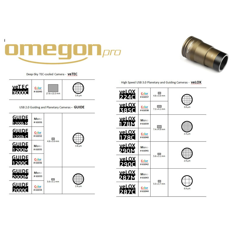 Omegon Camera veLOX 287 C Color