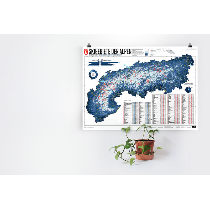 Marmota Maps Alpenkaart 268 skigebieden