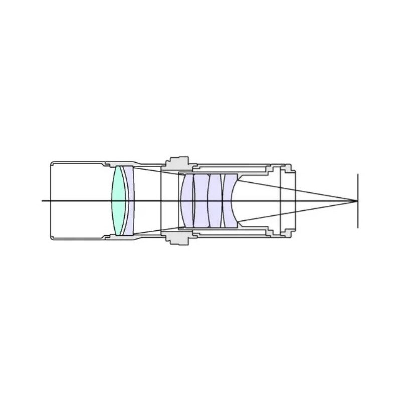 BORG Apochromatische refractor AP 55/200 55FL OTA Set