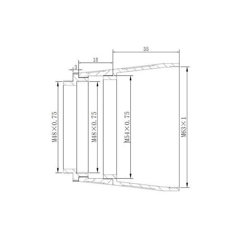 TS Optics Adapters M63/T2