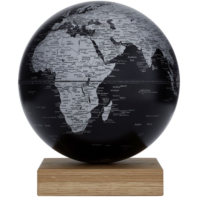 TROIKA Globe Platon Oak Matt Black 25cm