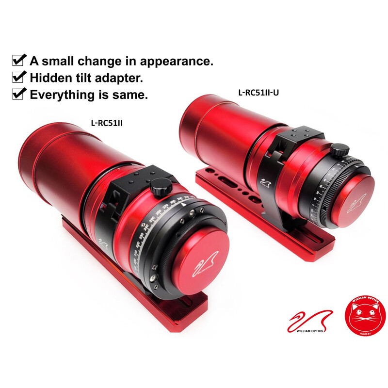 William Optics Apochromatische refractor AP 51/250 RedCat 51 V2.5 OTA