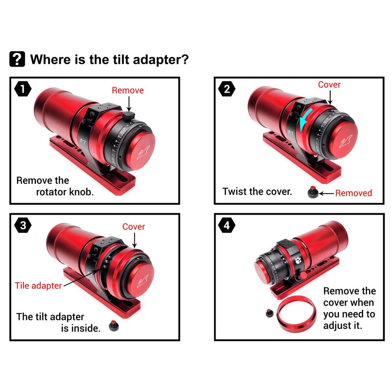 William Optics Apochromatische refractor AP 51/250 RedCat 51 V2.5 OTA