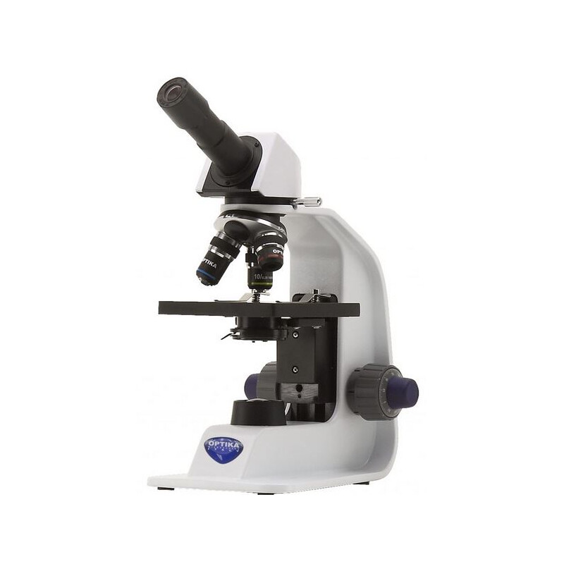 Optika Microscoop B-151R-PL, mono, DIN, plan, akku,40x-400x, LED 1W