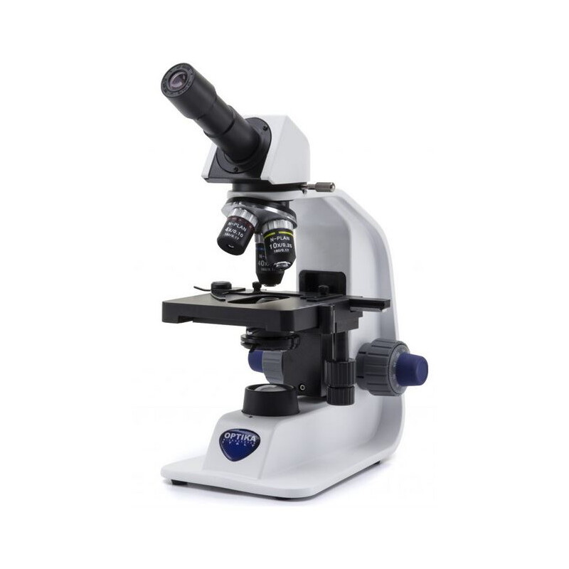 Optika Microscoop B-152R-PL, mono, plat, oplaadbare batterij, 400x