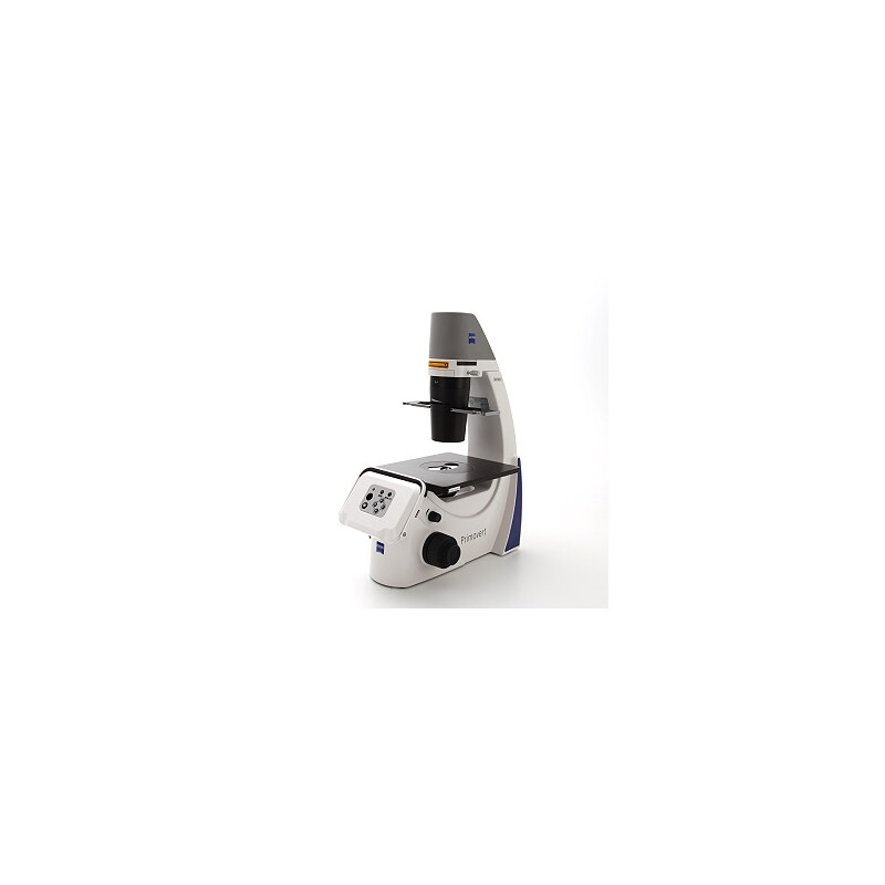 ZEISS omgekeerde microscoop Primovert HDcam Ph0, Ph1, Ph2, 40-400x, Ph1, Kond 0,4, Cam 5MP