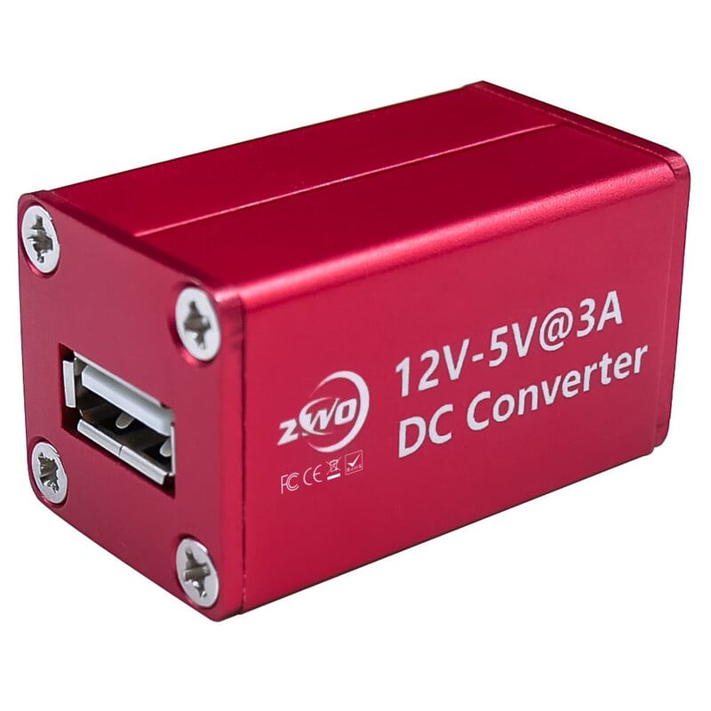 ZWO Stroomvoorziening 12V-5V Converter