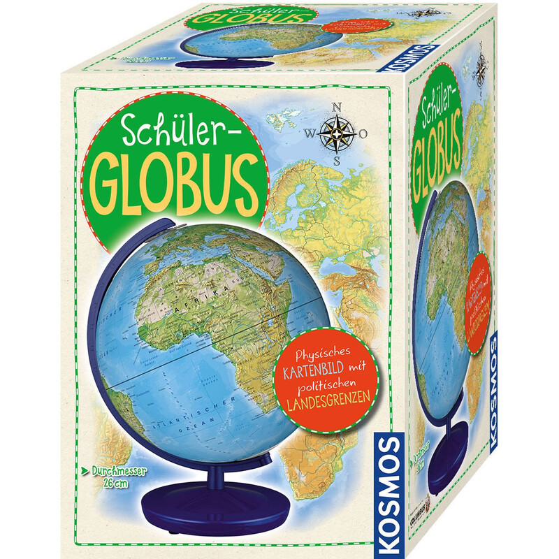 Kosmos Verlag Kinderglobe Schülerglobus physisch 26cm