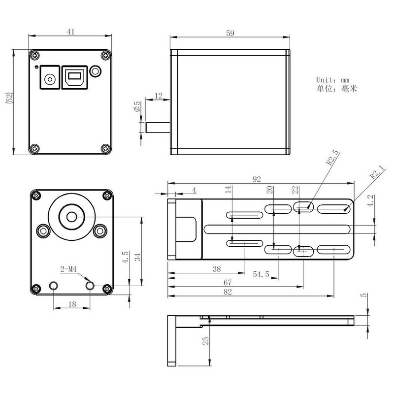 ZWO Elektronische automatische scherpsteller EAF Advanced