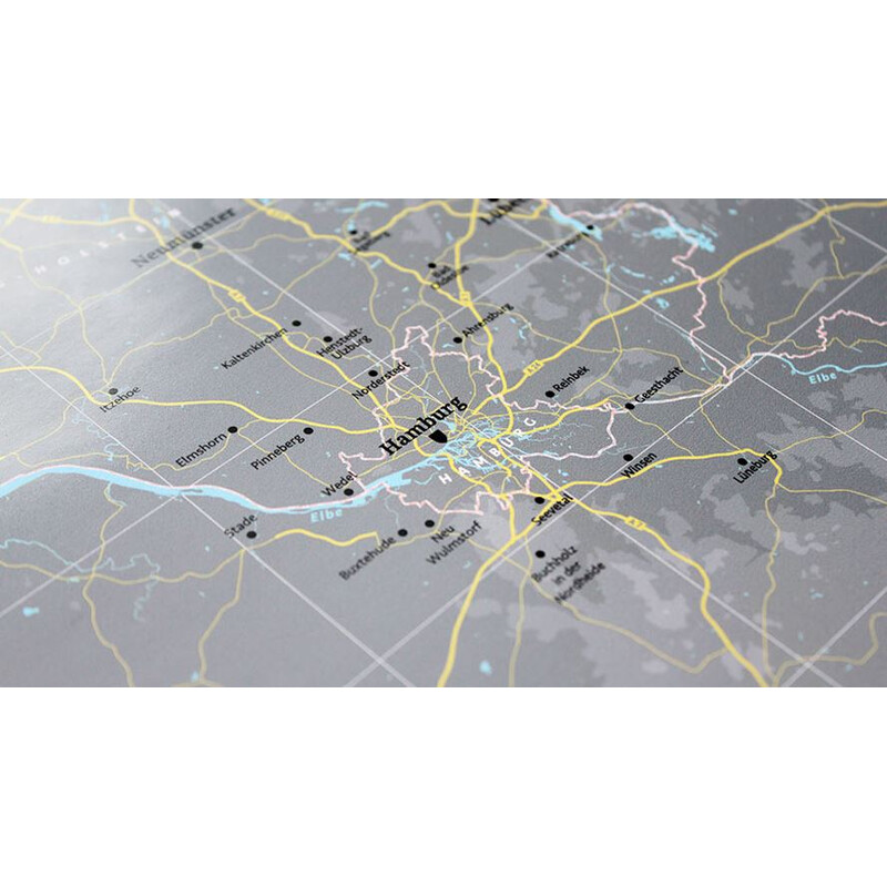 Marmota Maps Kaart Deutschlandkarte Map Grey