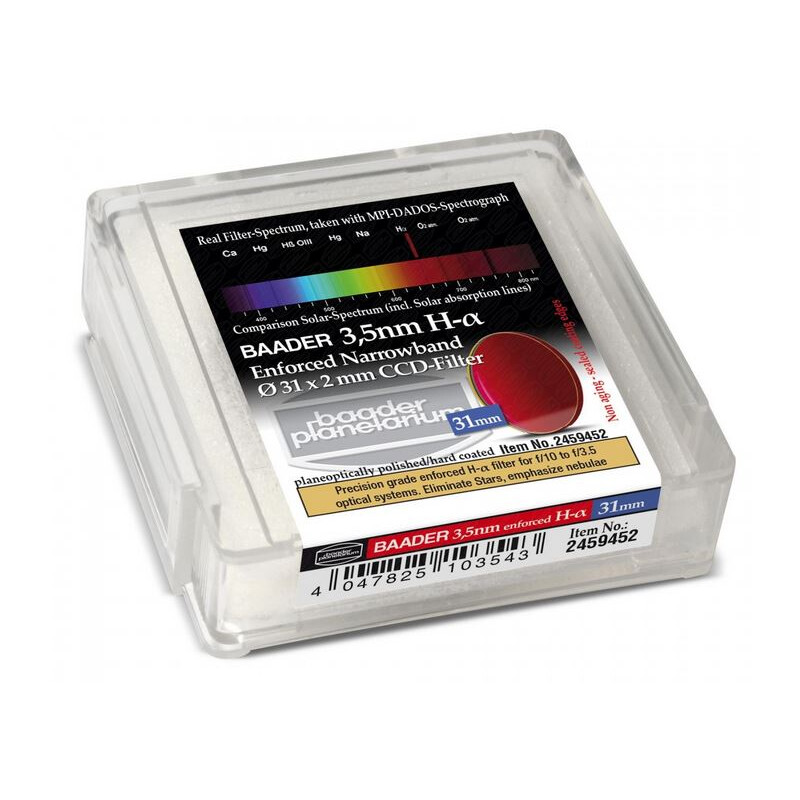 Baader Ultra-Narrowband 3,5nm H-alpha Filters 31mm