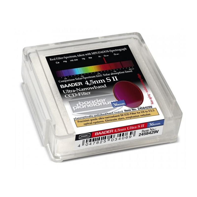 Baader Filters Ultra-Narrowband 4,5nm S II CCD Filter 36mm
