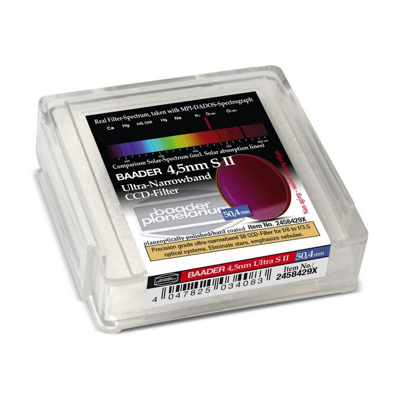 Baader Filters Ultra-Narrowband 4,5nm S II CCD Filter 50,4mm