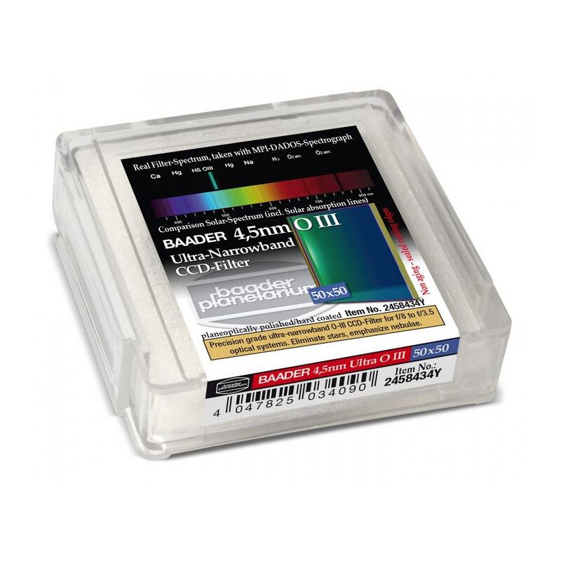 Baader Ultra-Narrowband 4,5nm OIII-Filters 50x50mm