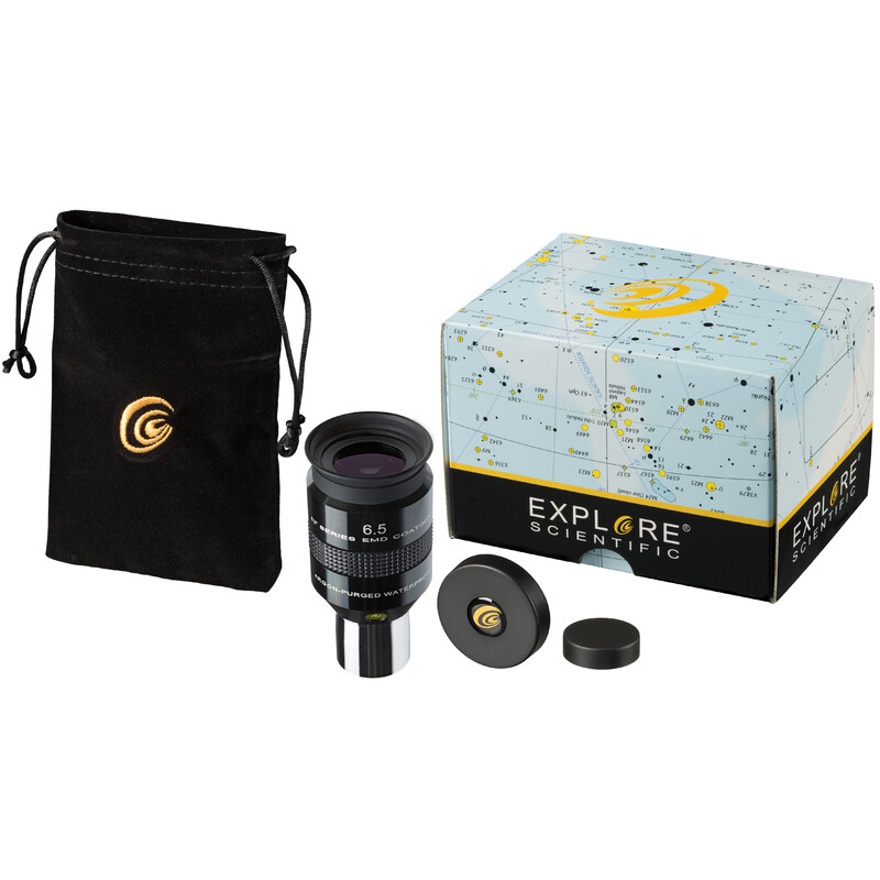Explore Scientific Oculaire LER 62° 14 Mm AR (1,25") Pour Télescopes Avec Traitement Multicouche EMD De Qualité Supérieure, étanche Avec Remplissage