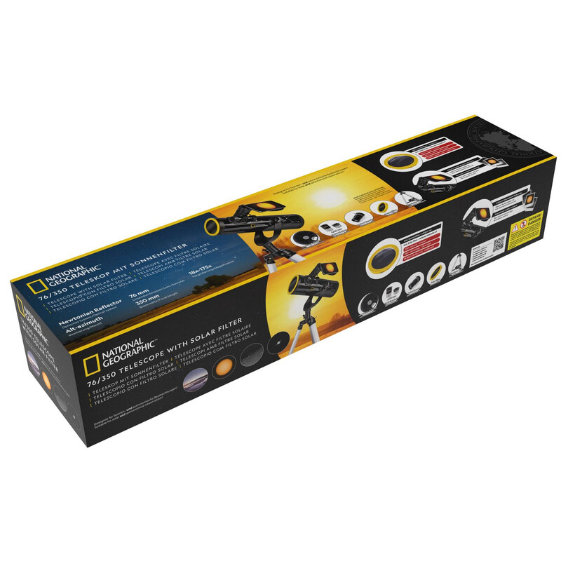 National Geographic Telescoop N 76/350 Solar AZ