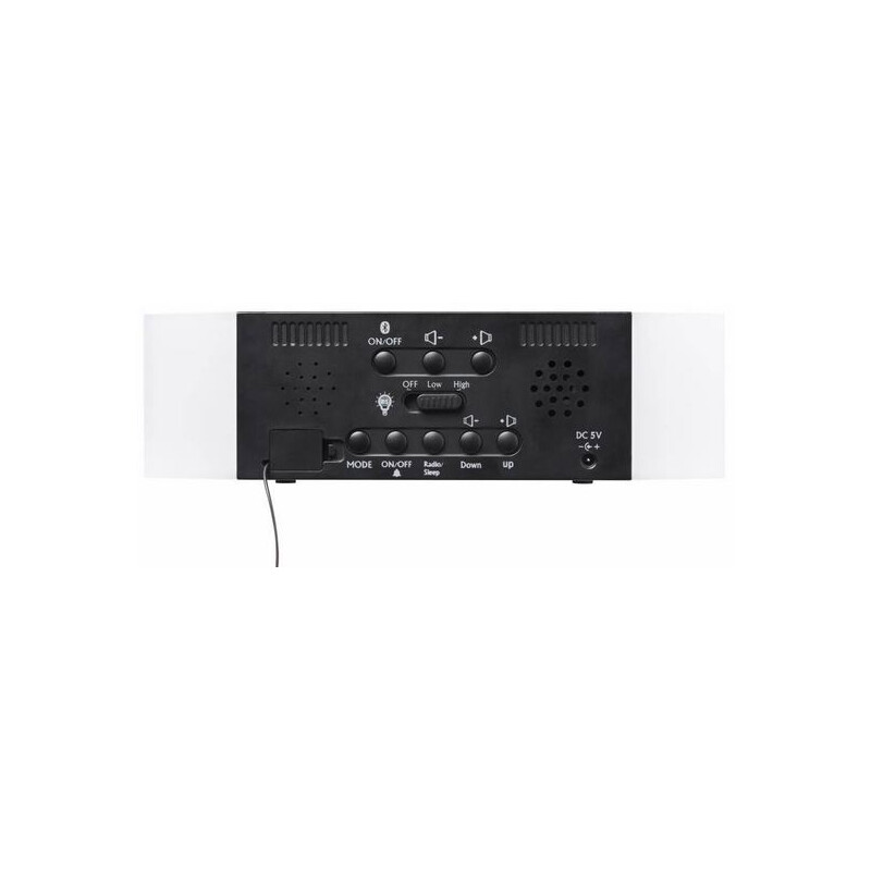 Bresser Uur FM-radiowekker met Bluetooth-functie