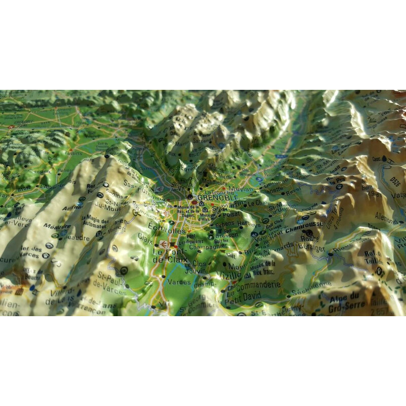 3Dmap Regionale kaart L'Isère