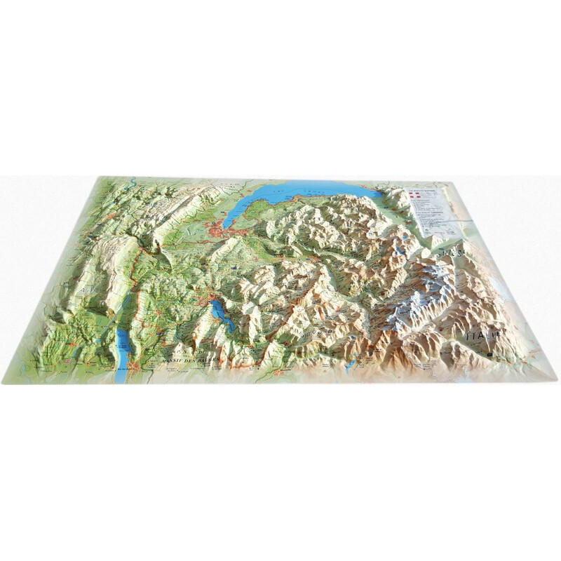 3Dmap Regionale kaart La Haute Savoie