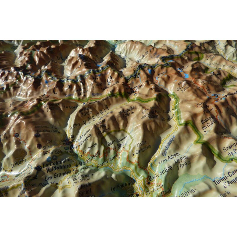 3Dmap Regionale kaart Le Massif du Mercantour