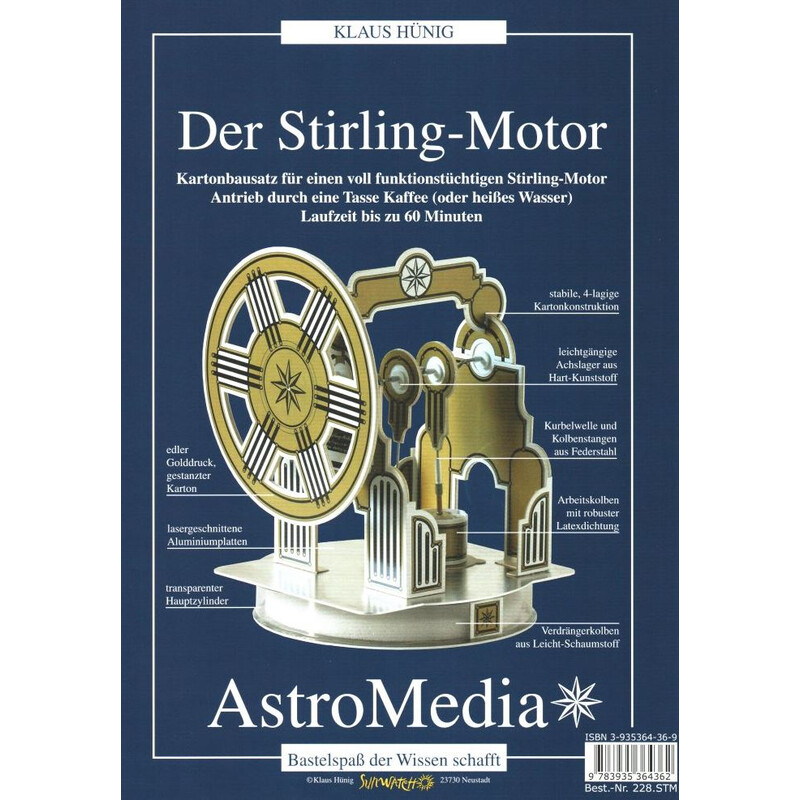 AstroMedia Set Der Stirling-Motor