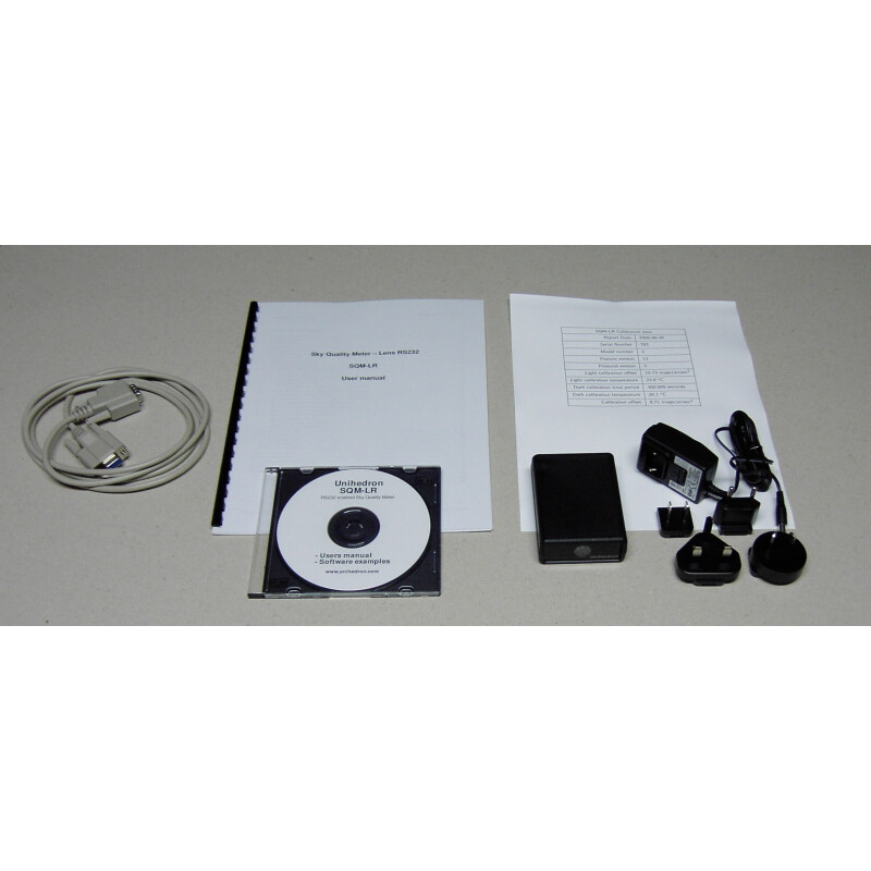 Unihedron Fotometer Sky Quality Meter SQM met Lens en RS232