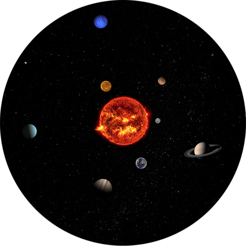 Redmark Projectieschijf voor Bresser en NG planetarium, zonnestelsel