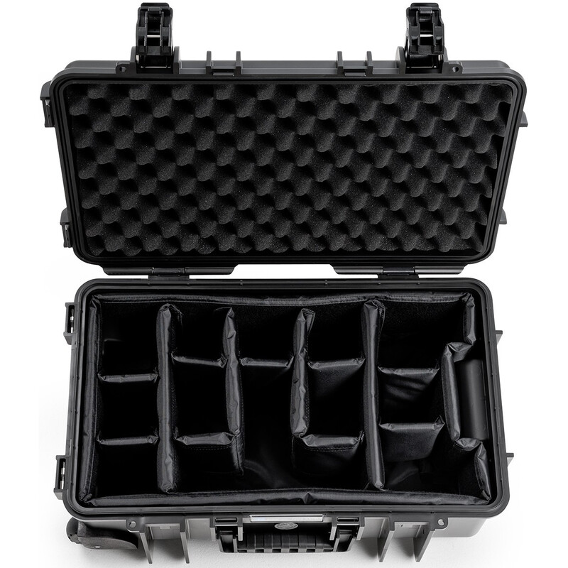 B+W Type 6600 zwart/ variabele Compartimenten