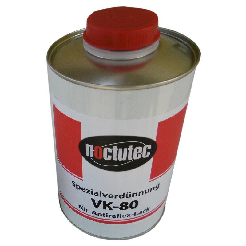 noctutec Speciale verdunner VK-80 voor Antireflex lak 1 liter
