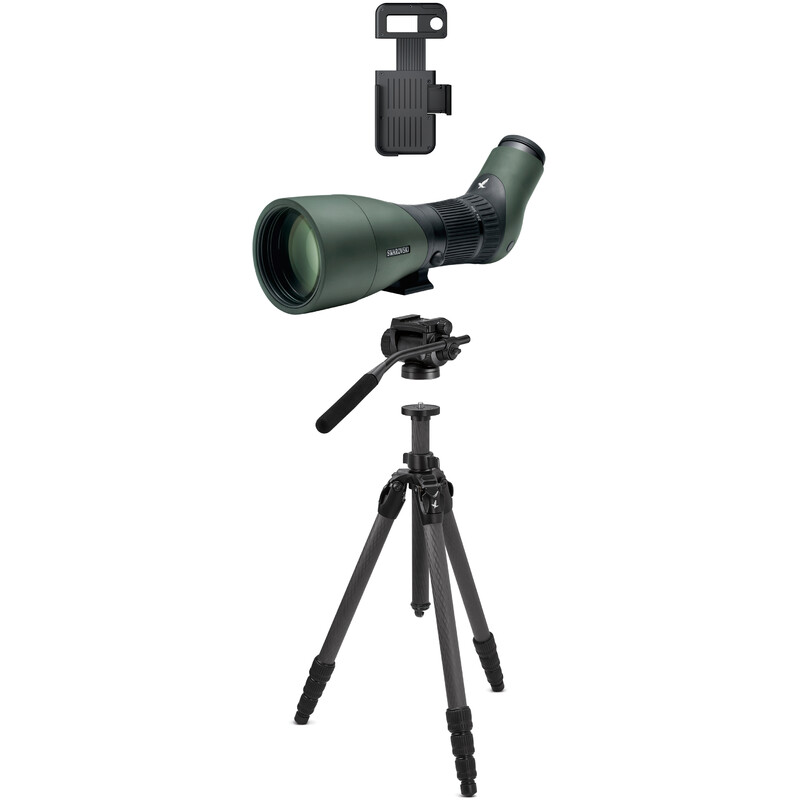 Swarovski actiepakket: ATX 25-60x85 spottingscope + CCT-statief + VPA-adapter + statiefkop