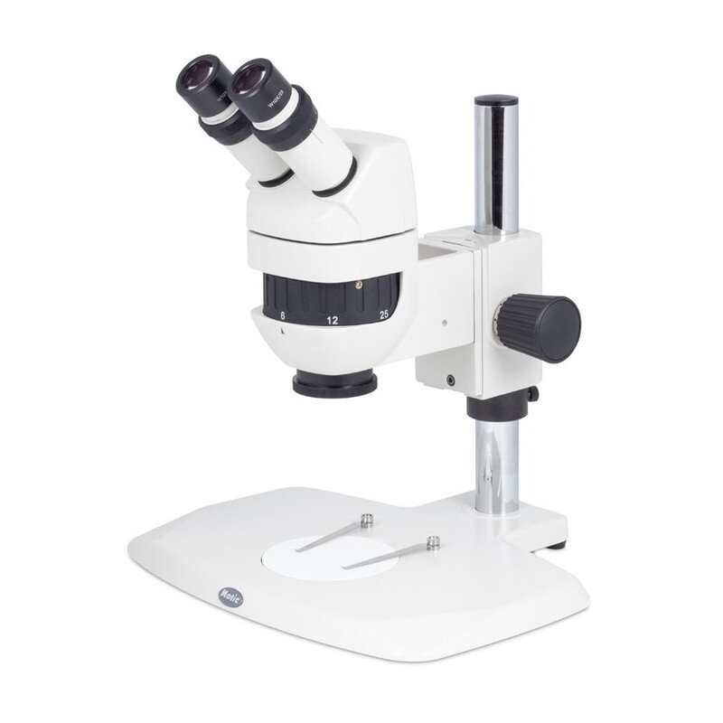Motic zoom stereomicroscoop K-400P, Binoculair, CMO, zonder Belichting, 6x-50x