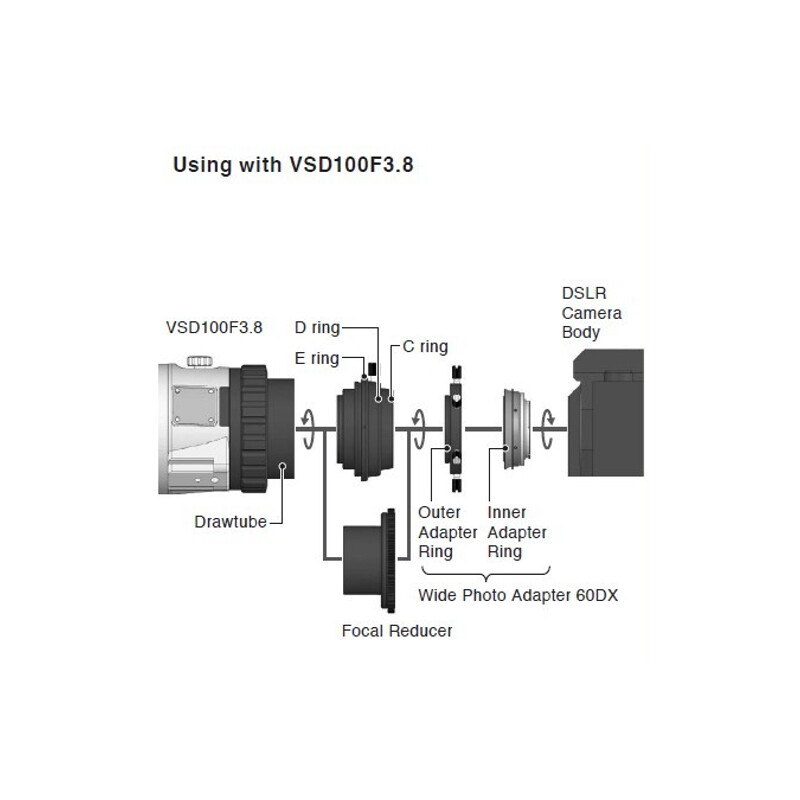 Vixen Adapters 60DX voor Nikon