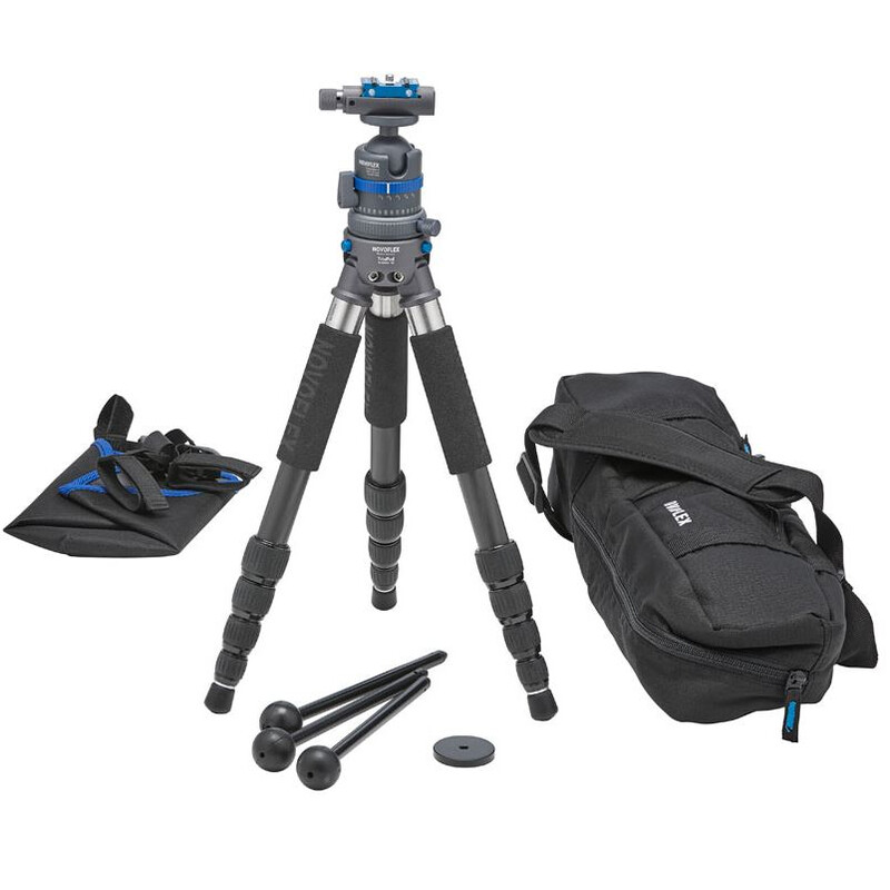 Novoflex Carbon statief TrioPod reisset met ClassicBall 2