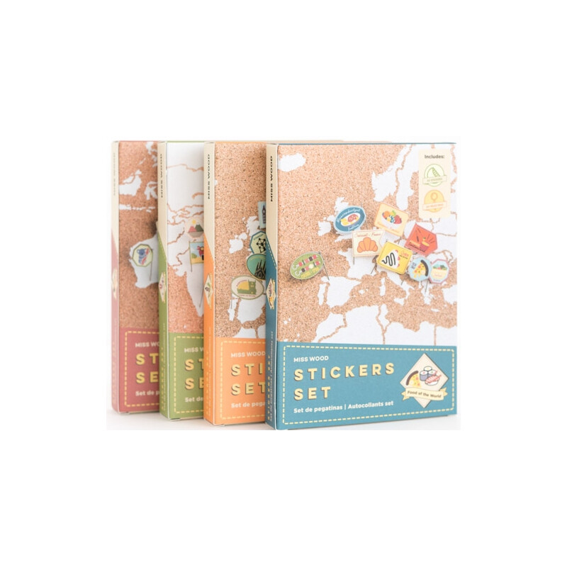Miss Wood Stickerpakket (alle 4 stuks)