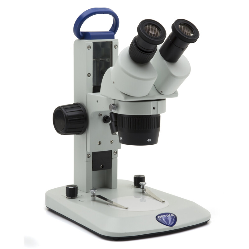 Optika SLX-1 Stereo microscoop, gereflecteerd en doorgelaten licht, 20x-40x, LED, bino