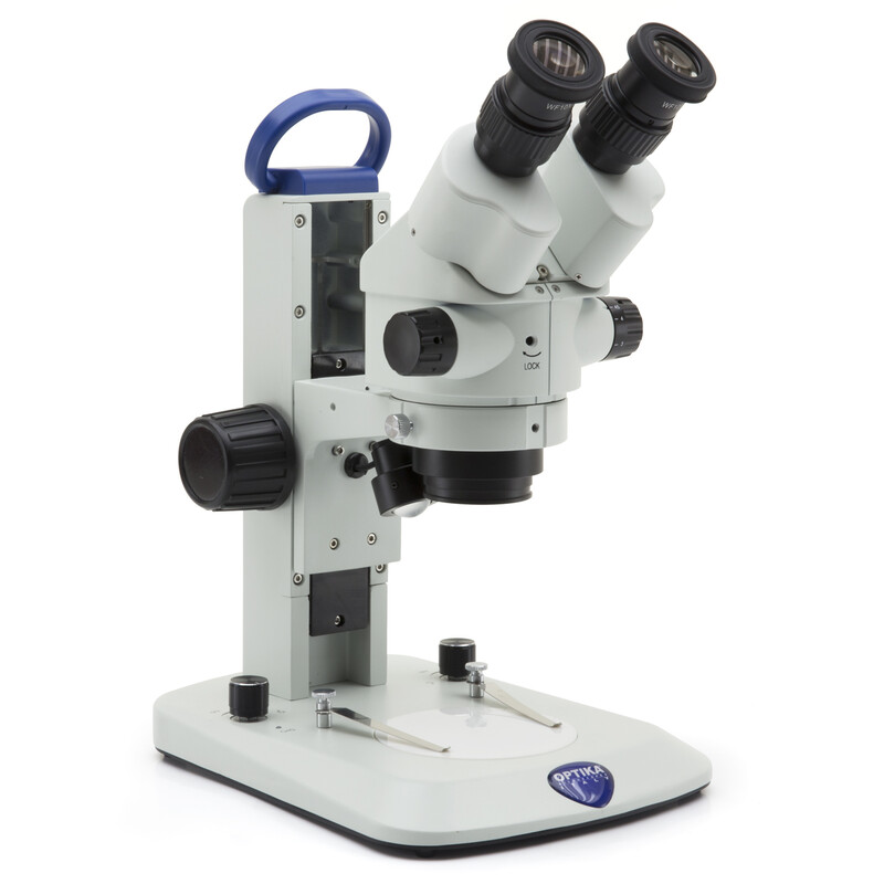 Optika SLX-2 stereomicroscoop, gereflecteerd en doorgelaten licht, zoom, 7-45x, LED, bino