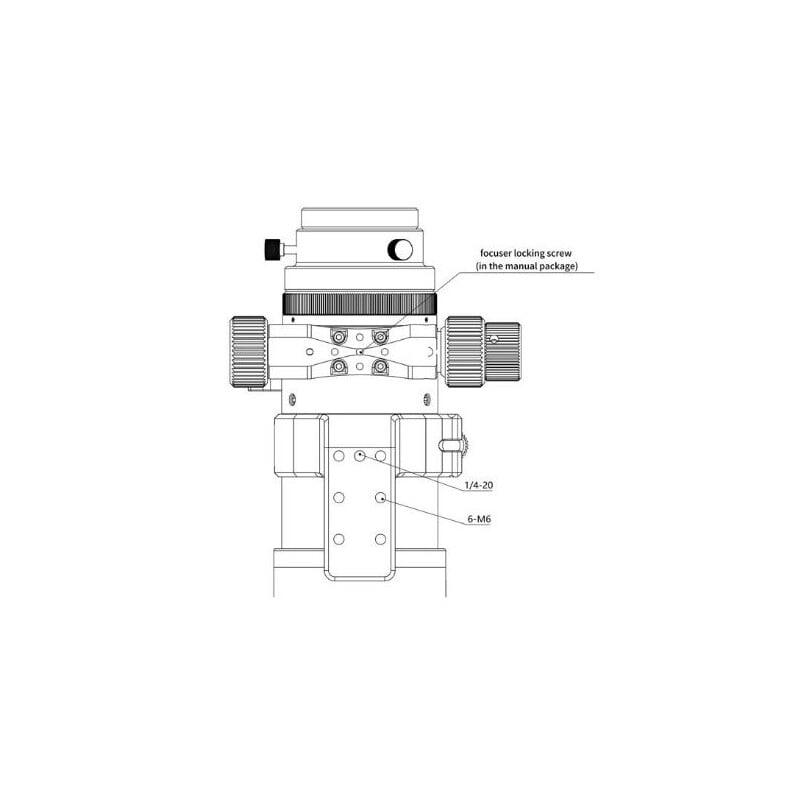 Sharpstar Apochromatische refractor AP 61/270 EDPH III OTA