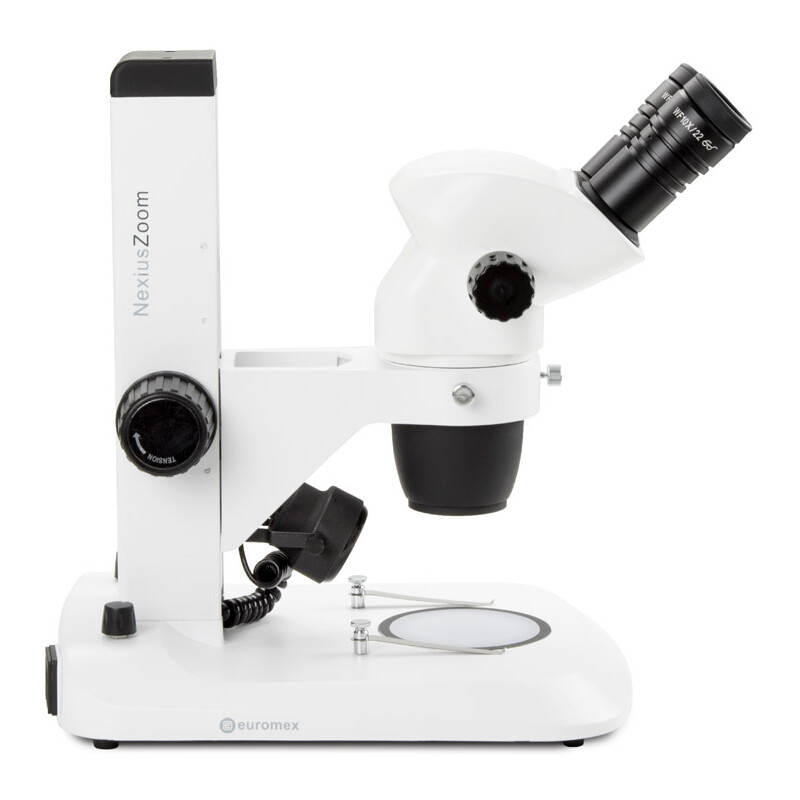 Euromex Stereo zoom microscoop NZ.1902-S, 6.7-45x, Zahnstange, Auf-u. Durchlicht, bino