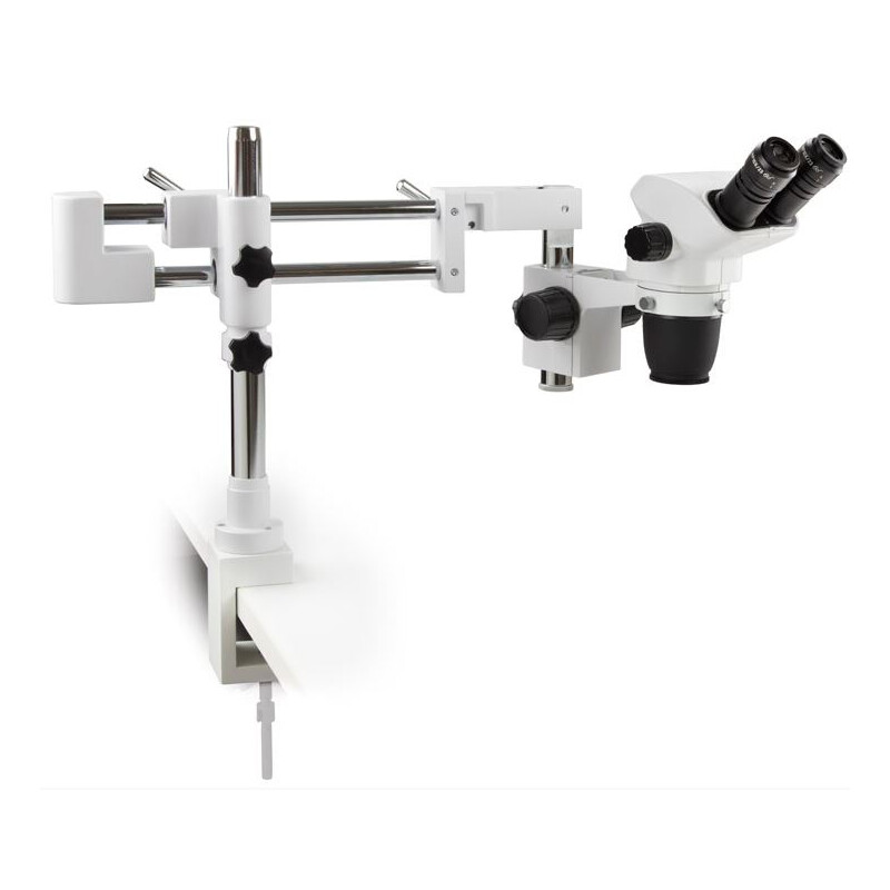 Euromex Stereo zoom microscoop NZ.1702-BC, 6.5-55x, Doppelarm, Tischklemme, bino