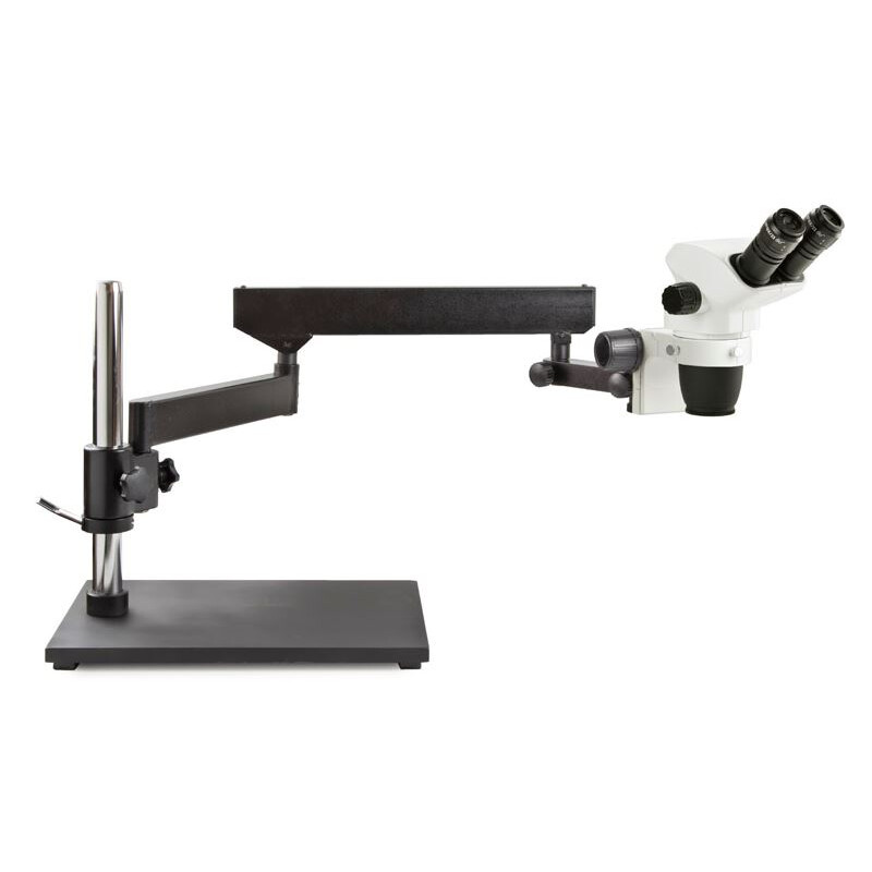 Euromex Stereo zoom microscoop NZ.1902-AP, 6.7-45x, Gelenkarm, Tischklemme, bino