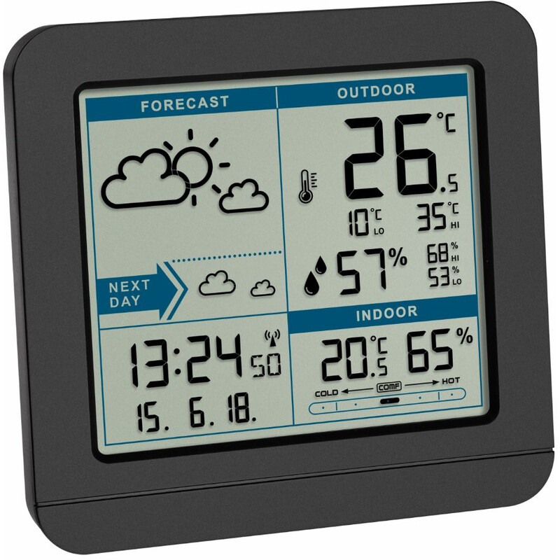 TFA Sky radio Weerstation zwart