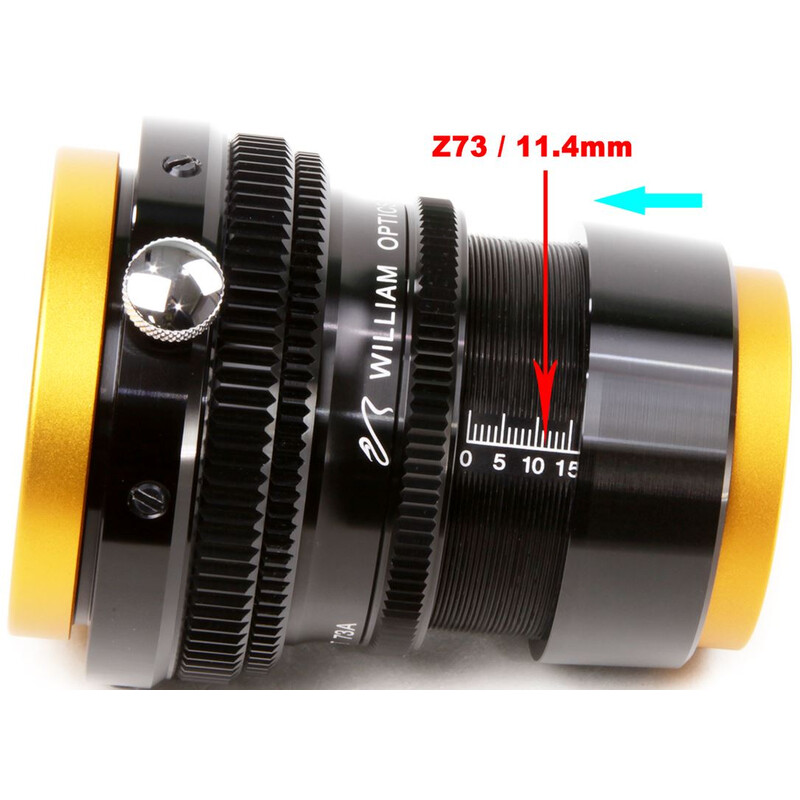 William Optics Flattener Flat73A voor ZenithStar 73
