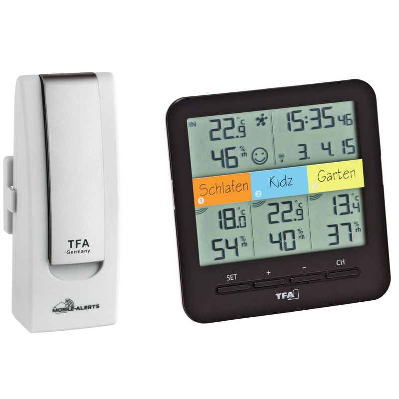 TFA Weerstation WeatherHub startset met draadloze thermo-hygrometer