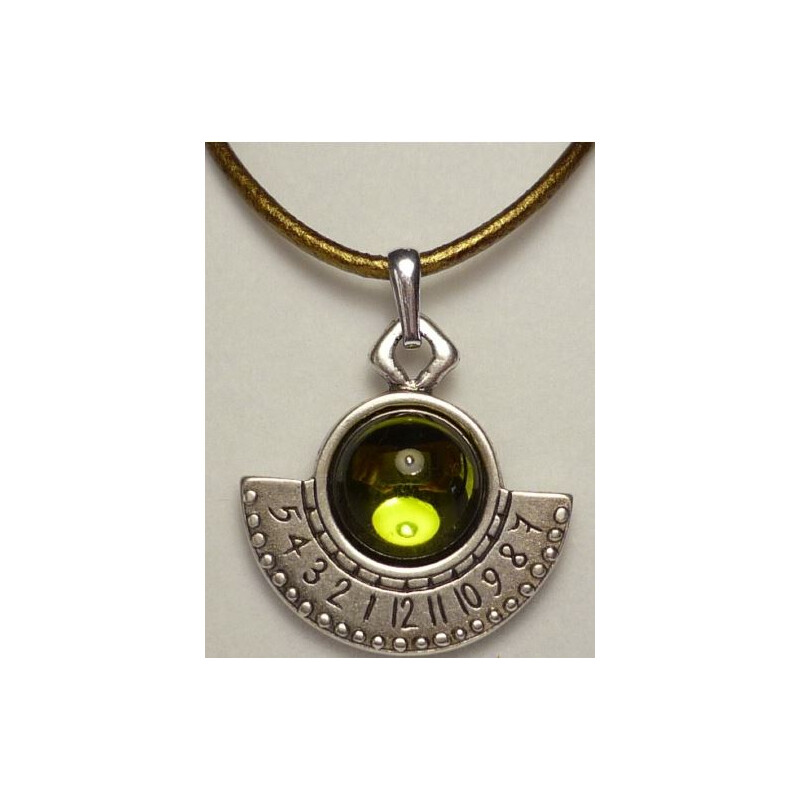 Ragalaxys Hypatia Zonnewijzer Appelgroen collier
