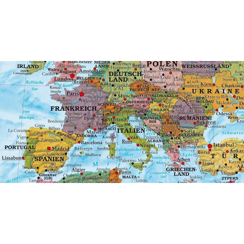 freytag & berndt Wereldkaart World map politiek XXL