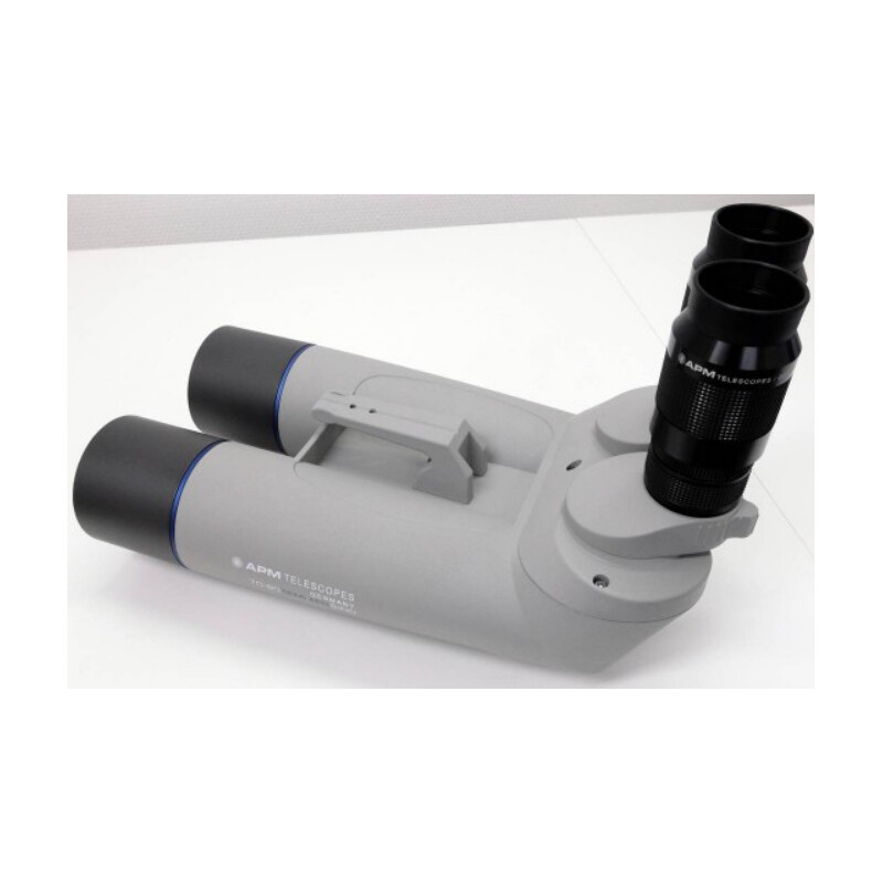 APM verrekijkers 70mm 90° ED 1.25 met 24mm UF oculairs en koffer