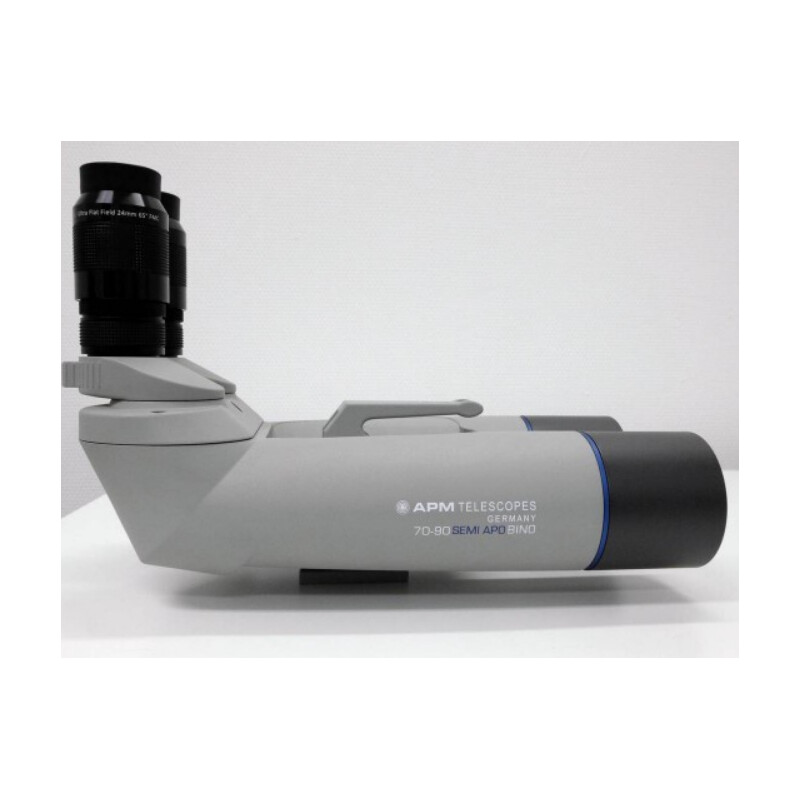 APM verrekijkers 70mm 90° ED 1.25 met 24mm UF oculairs en koffer