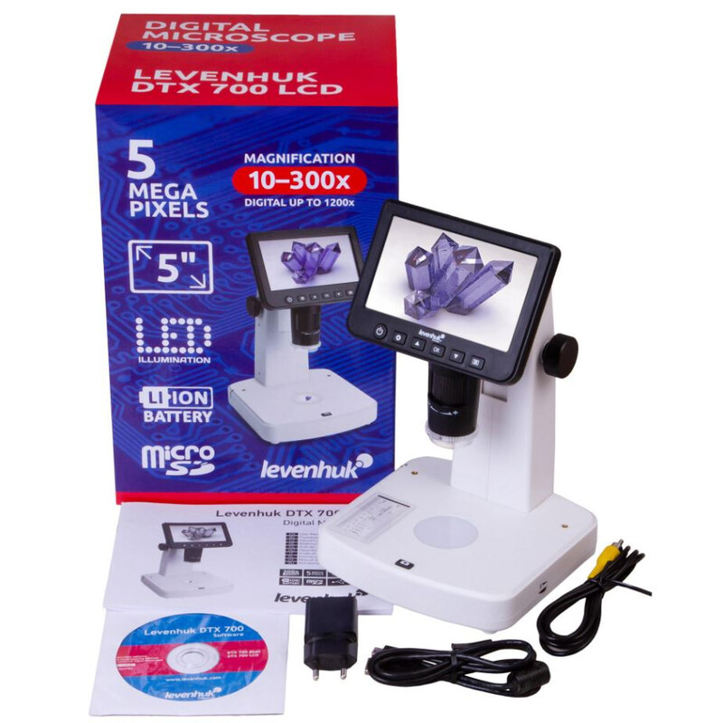 Levenhuk Microscoop DTX 700 LCD 10-300x 5MP LED